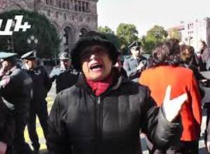 «Папоян Гагик сожрал, Серж Саргсян сожрал, а мне говорят: нельзя перекрывать улицу»: акция