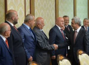 Serzh Sargsyan holds meeting with Artsakh Parliament delegation