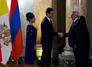 В Риме от имени посла РА официальный ужин  в честь председателя КС РА