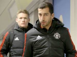 Mkhitaryan with Manchester United travel to Switzerland