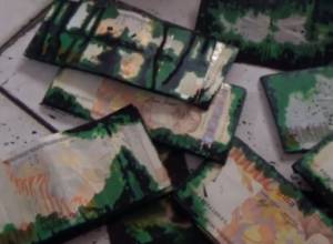 Попытка кражи в Ереване: на деньги из банкомата налили специальную краску