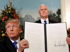 US recognises Jerusalem as Israel's capital