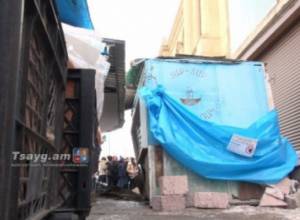 V. Tsarukyan's kiosk as a cause of protest