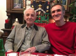 Вардан Петросян в Париже посетил Шарля Азнавура