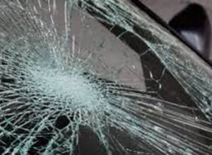 Military truck and car crash, there are 2 victims