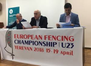 Եվրոպայի երեւանյան առաջնությանը կմասնակցեն 3 հայ սուսերամարտիկներ