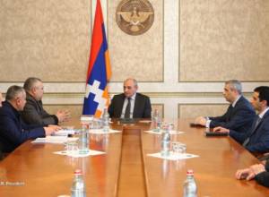 Ветераны Афганской войны из Арцаха в президентской резиденции