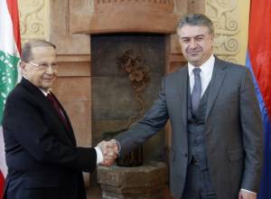 Премьер-министр провел рабочий обед с президентом Ливана