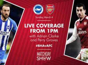 Ուղիղ՝ «Բրայթոն» - «Արսենալ». Հենրիխ Մխիթարյանը մեկնարկային կազմում է