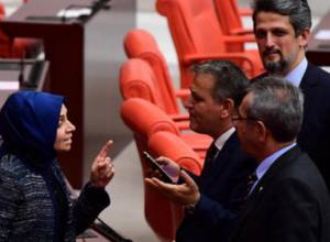 Драка в турецком парламенте