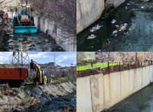 Մաքրում են գետերի և  ջրանցքների  հուները