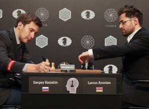Last chance of Armenian chess player: Levon Aronian - Sergey Karjakin, Live,