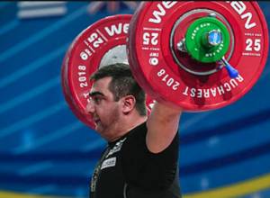 Sargis Martirosyan wins bronze medal at European Weightlifting Federation