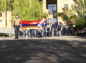 Students paying tribute to their peers