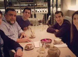 Mkhitaryan's supper with Ruben Vardanyan and Narek Hakhnazaryan in London