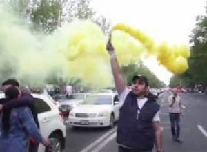 Совершили наезд на участника акции