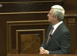 Serzh Sargsyan: I will present it to you in the wriiten form