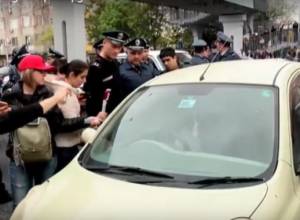 Live broadcast from Arshakunyats Avenuw