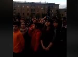 Rally in Vanadzor. LIVE