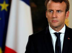 President of France Emmanuel Macron addresses message to President of Armenia Armen Sargsyan on April 24