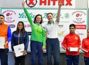 Հայաստանի հրաձիգների զույգը՝ Գրան պրիի բրոնզե մեդալակիր