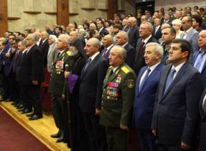 Концерт, посвященный тройному празднику, в Степанакерте