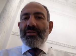 Nikol Pashinyan presents his office in the government