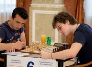 Three Armenian chess players at World Youth Stars Tournament