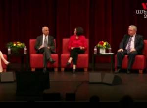 Nikol Pashinyan participates in discussion in Los Angeles