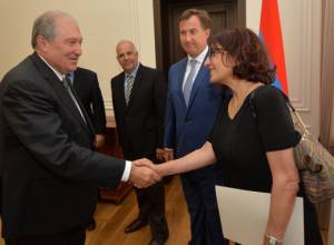 Armenia President holds meeting with Armenian Assembly of America executives in Yerevan