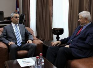 Karabakh FM received personal representative of the OSCE Chairperson-in-Office