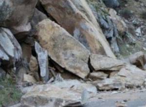 Collapse occur on Vanadzor-Alaverdi-Georgian highway