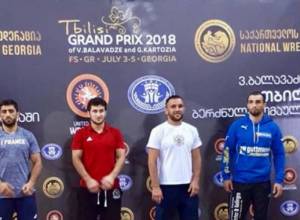 Armenian wrestlers do not suceed at wrestling tournament in Tbilisi