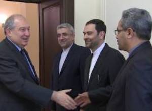 Նախագահն ընդունել է Իրանի էներգետիկայի նախարարի գլխավորած պատվիրակությանը