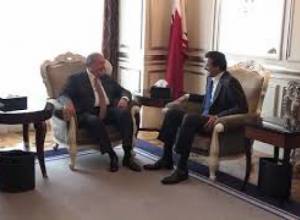 Նախագահ Արմեն Սարգսյանը հանդիպել է Կատարի էմիր Թամիմ բին Համադ Ալ Թանիի հետ