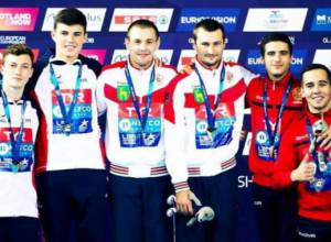 Armenian pair of divers Vladimir Harutyunyan-Lev Sargsyan win European champion bronze medalist