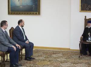 Կաթողիկոսն ընդունեց  ՀՀ Կրթության և գիտության նախարարին