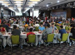 Armenian young chess players in group of leaders