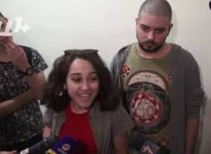 Ուսանողները դասադուլ են անում Թատերական ինստիտուտում