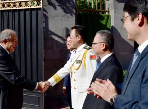 President Sarkissian visits Chinese embassy
