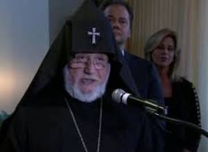 Կաթողիկոսի ելույթը Մետրոպոլիտեն թանգարանում