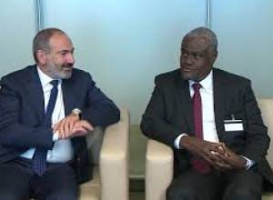 26․09․18 Ն․ Փաշինյանի հանդիպումը Նորվեգիայի վարչապետի հետ