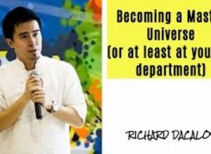 Becoming a Master of Universe (or at least at your HR department)