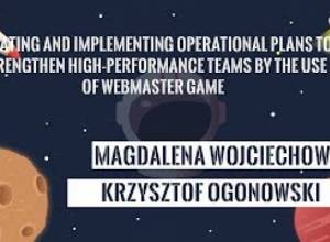 High-performance teams by the use of WebMaster game