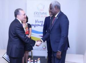Armenian FM, Chairperson of the African Union Commission hold meeting in Yerevan