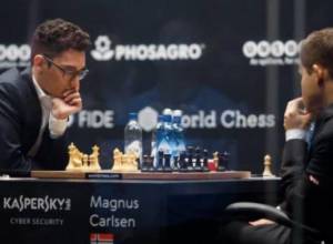 LIVE. Caruana - Carlsen. Third game of championship bout