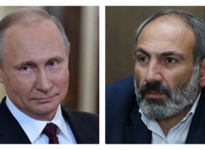 Никол Пашинян провел телефонную беседу с Владимиром Путиным