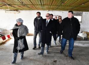 President visits Agroholding Armenia LLC in Spitak