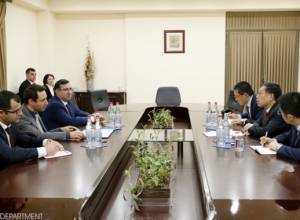 Mayor of Yerevan Hayk Marutyan receives Chinese Ambassador