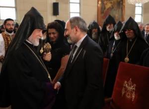 Արամ Ա կաթողիկոսի նամակը՝ վարչապետի պաշտոնակատար Նիկոլ Փաշինյանին
